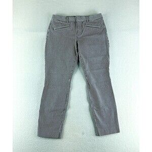 Gap Womens Pants Blue Striped Tag Size 6 (27x24) Low Rise Ankle Skinny Stretch